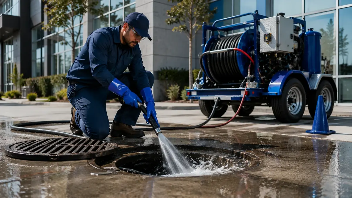 Commercial Hydro Jet Drain Cleaning in Lakeshore